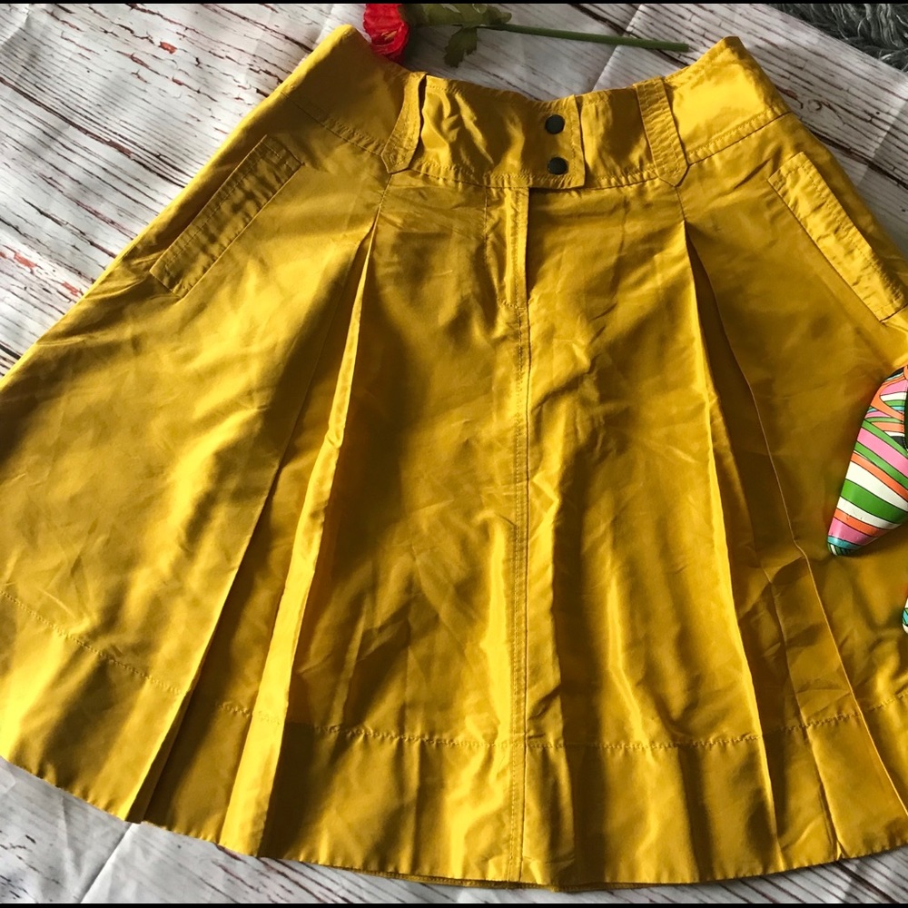 J. Crew black label  100% silk skirt sz 8 - Picture 4 of 8